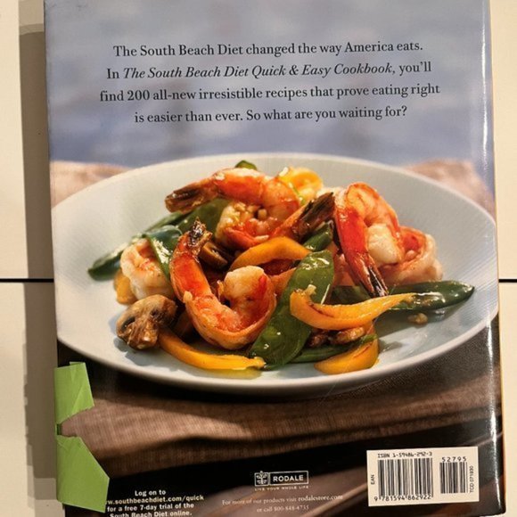 The South Beach Diet Quick & Easy Cookbook (Hardcover) (books /x) - Picture 4 of 4